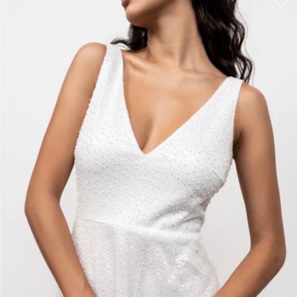 Genevieve Sparkle White Dress